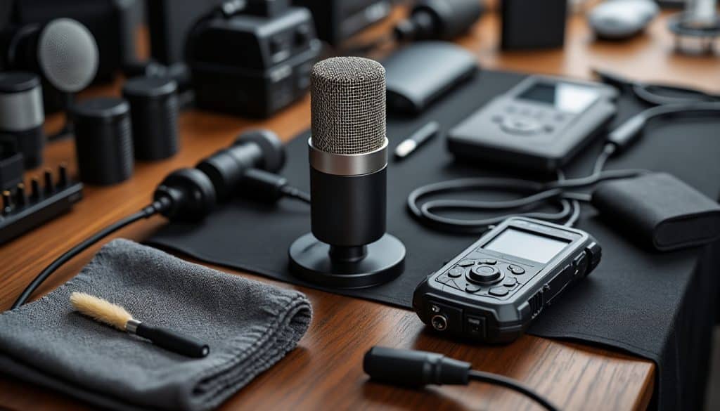 découvrez comment entretenir vos micros de studio et enregistreurs pour préserver leurs performances et prolonger leur durée de vie.